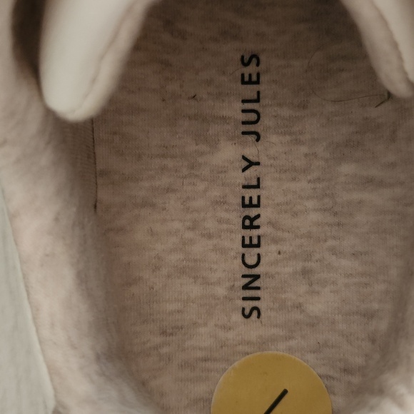 Sincerely Jules Tan and White Retro Sneakers - Picture 3 of 6